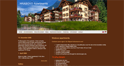 Desktop Screenshot of apartmanyhrabovo.sk
